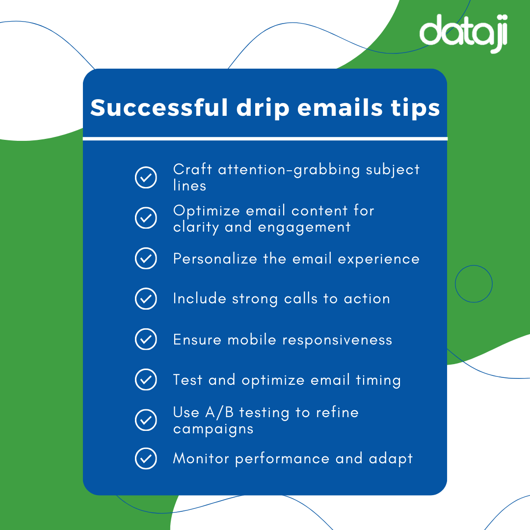 Successful drip emails tips