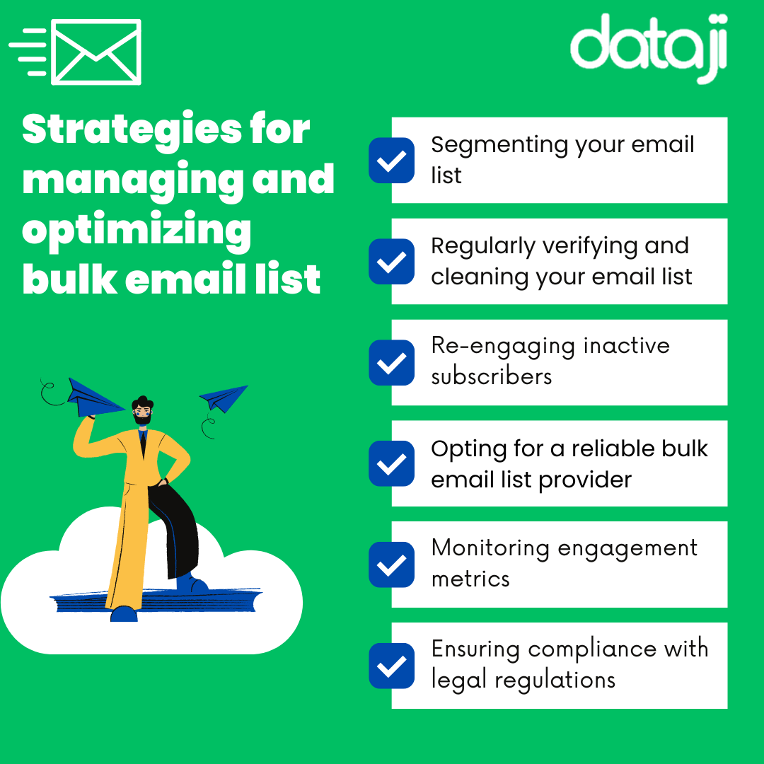 Strategies for managing and optimizing your bulk email list