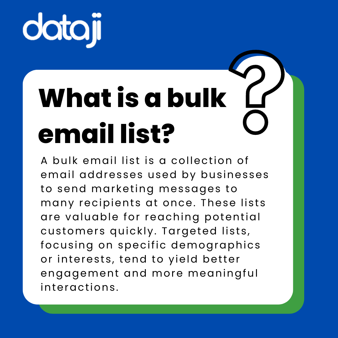 what is a bulk email list